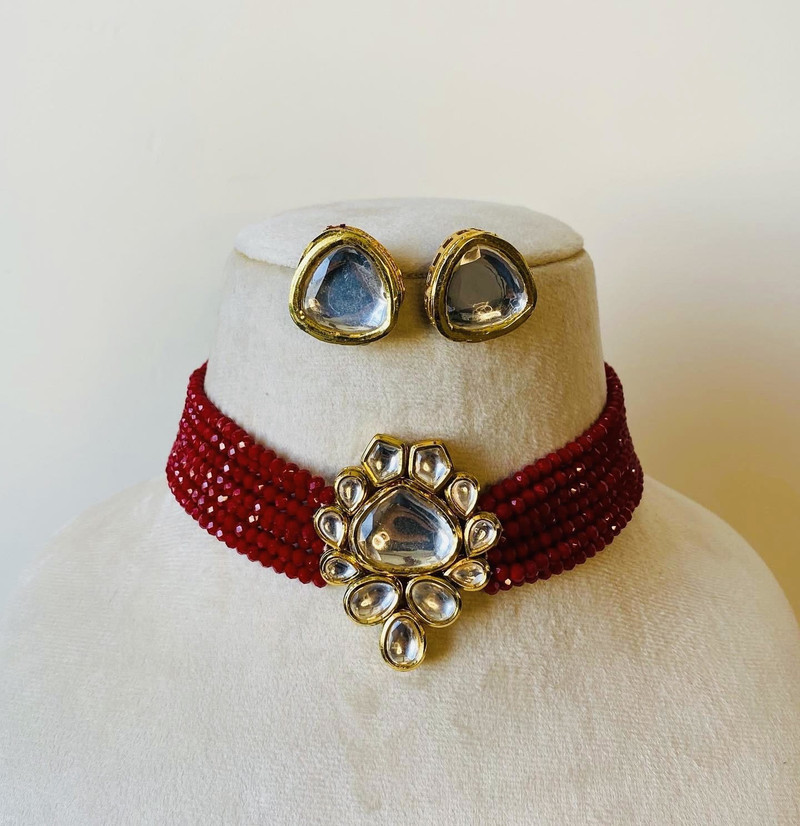 Noorie Bazaar Kundan choker Alloy 