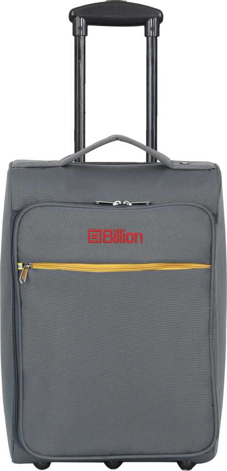 Billion Small Check-in Suitcase (51 cm) – Small Check – in luggage cabin suitcase travel Bag Luggage Bags Medium – Grey