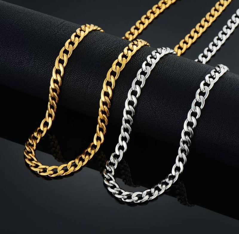 Gold-plated, Silver Plated Brass Chain 