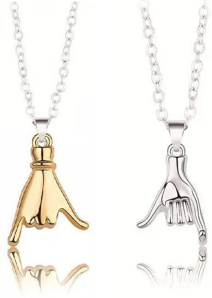 vien Pinky Promise Necklace for Couples 