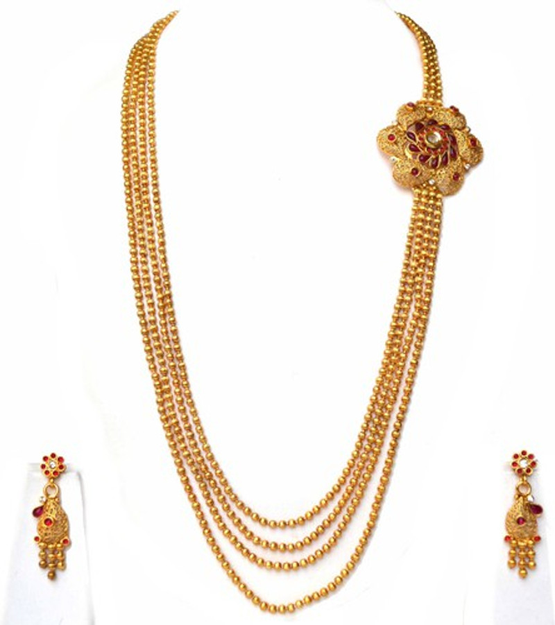 Beeline Long Mohan Maal Pearl Gold 