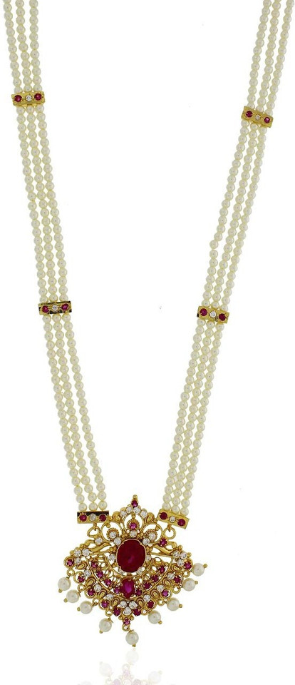 Anuradha Art Rani Haar Metal Necklace 