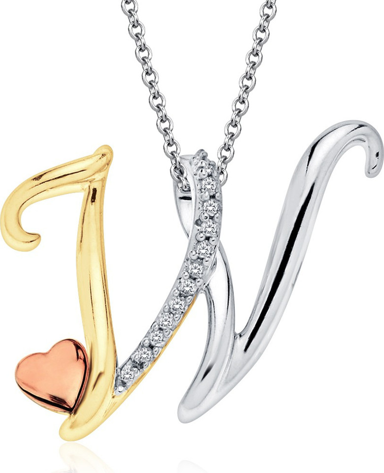 Gold-plated Diamond Metal Pendant 