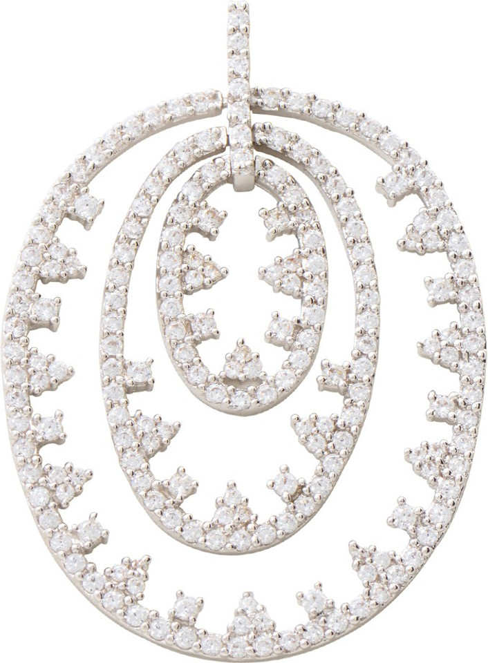 SHAZE OMEGA PENDANT Silver Cubic 