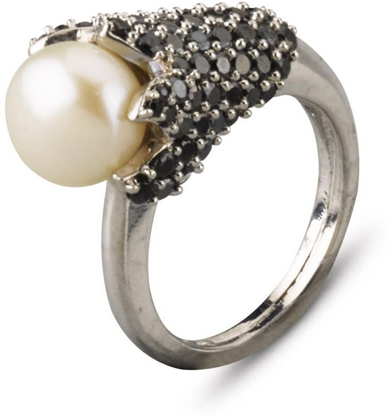 CHANDRANI PEARLS Alloy Pearl Ring Price 