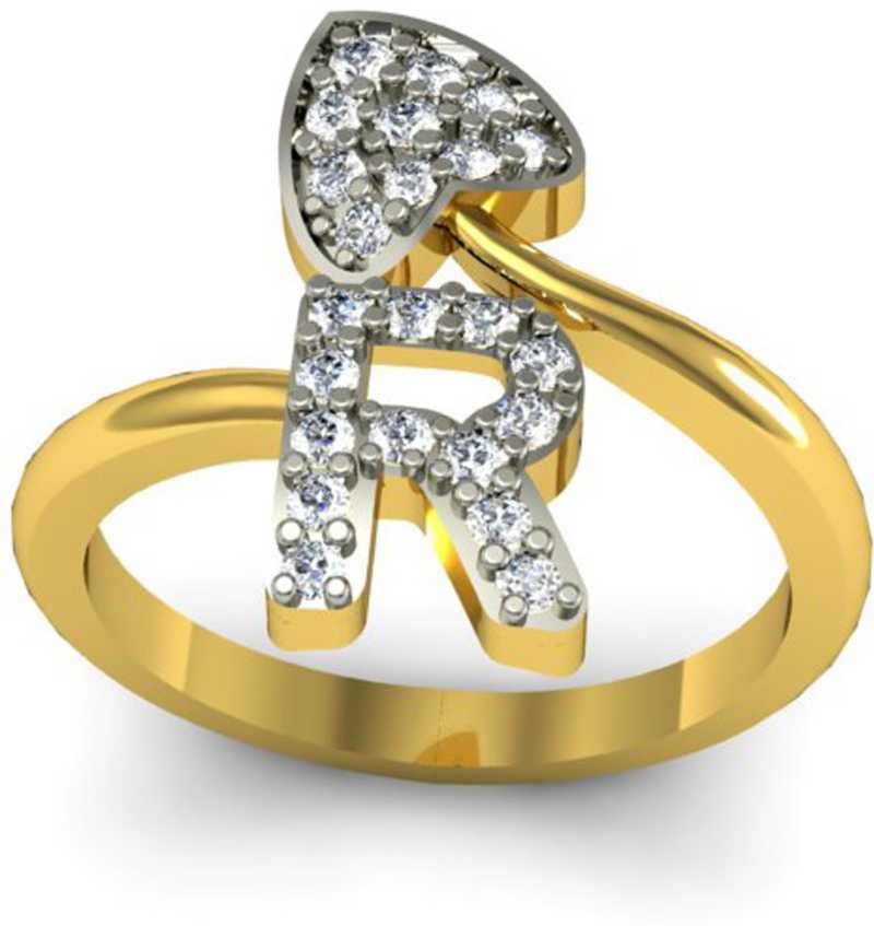 Золотое кольцо с буквой