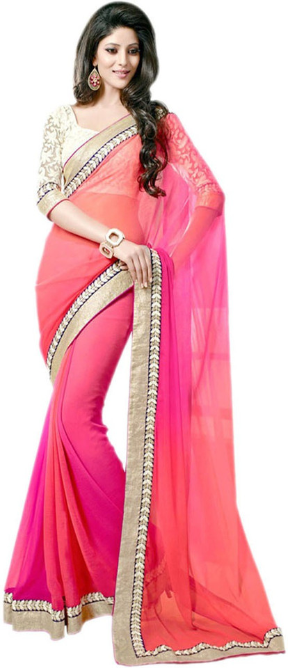 Buy Poonam Saree Embroidered Fashion 