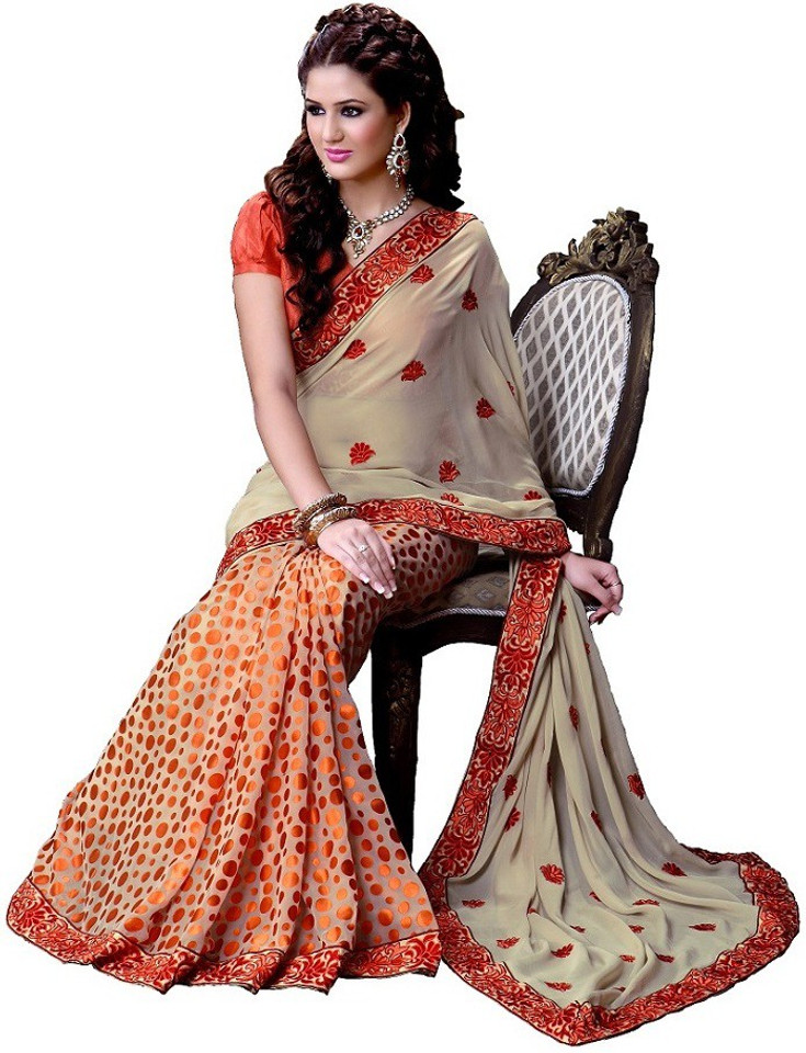 flipkart half sarees