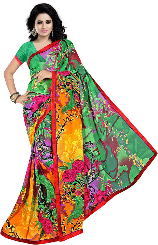 flipkart chiffon party wear sarees