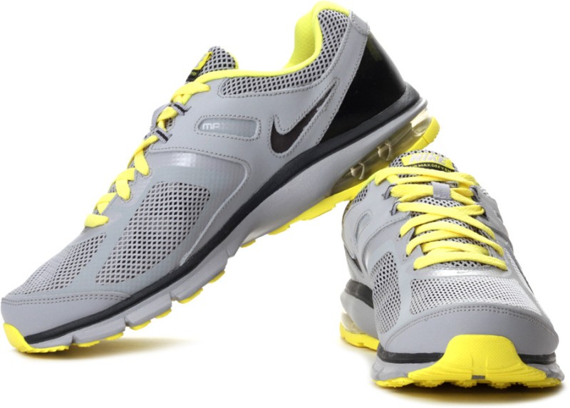 yellow and grey nike shoes