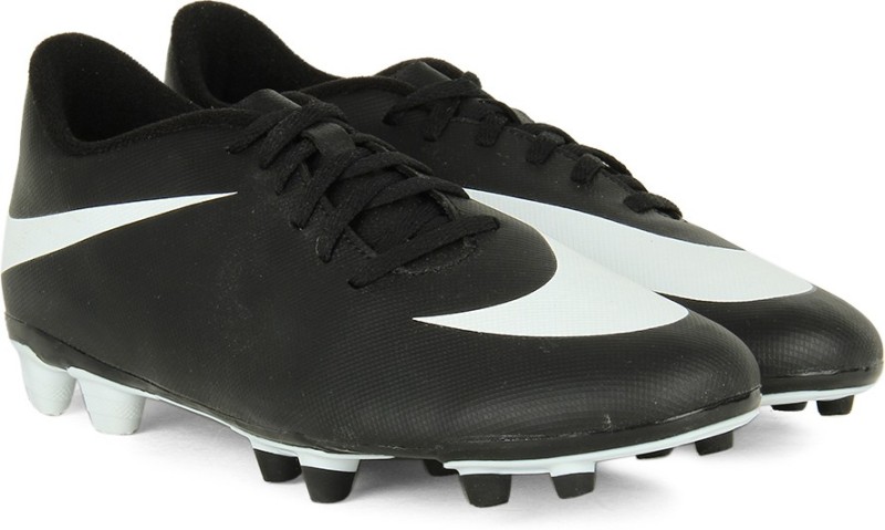 nike football shoes black and white