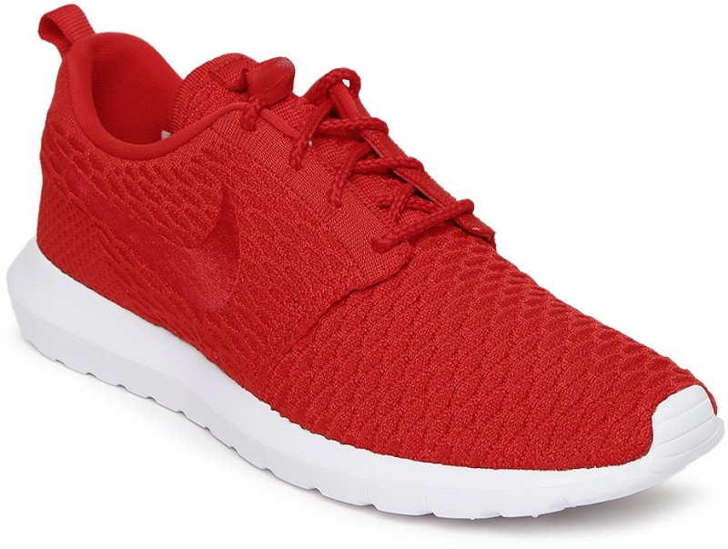 nike red colour sneakers