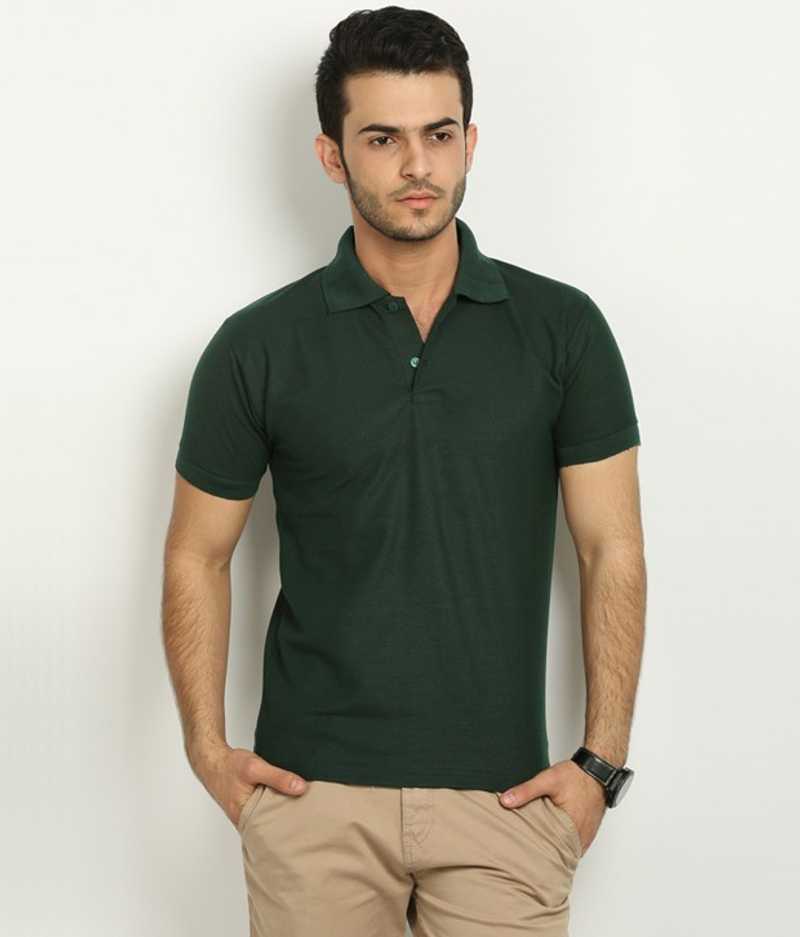 wallpapers Dark Green Shirt Combination fundoo t solid men polo neck dark green t shirt