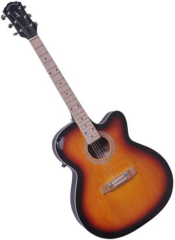 Signature Topaz Sunburst Acoustic Guitar Rosewood Rosewood Price in
