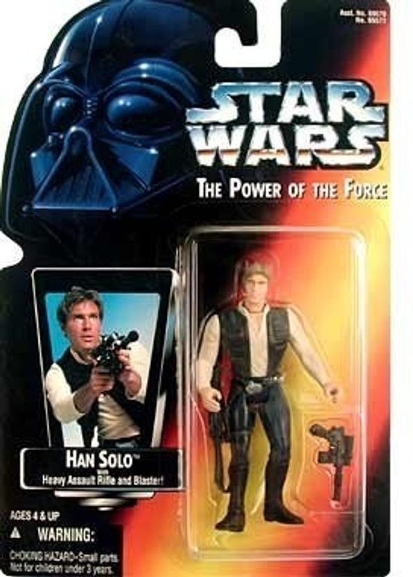 Kenner Star Wars Power Of The Force Han Solo with Blaster Action Figure New!