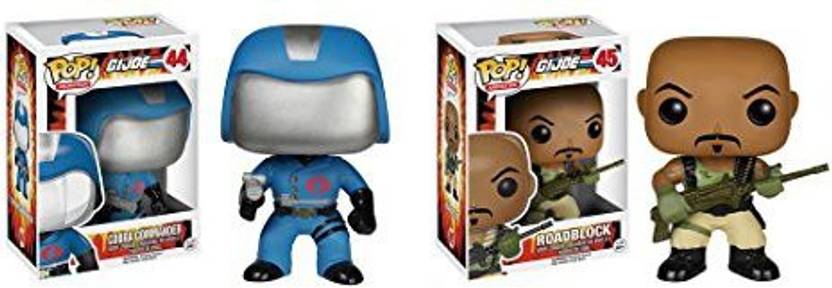 Funko Pop Gi Joe Cobra Commander And Roadblock Pop Gi Joe