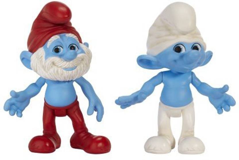 The Smurfs Smurfs Movie Basic Pack Wave 1 Papa And Clumsy