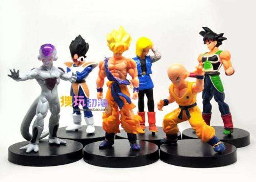 Dragon Ball Z Dbz 5 Inch Songukou Vegeta Kuririn Freeza
