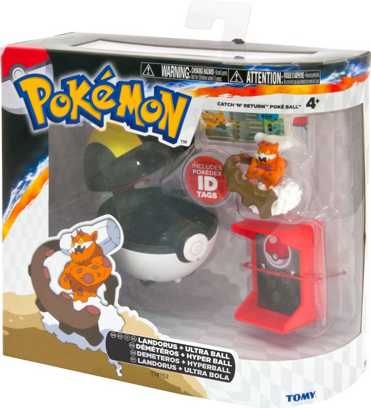 action pokemon figure flipkart Landorus Pokemon Ball  Return Ball Ultra Poke  and Catch n