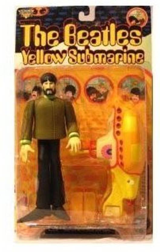 The Beatles Yellow Submarine Harrison Action Figure with Yellow
