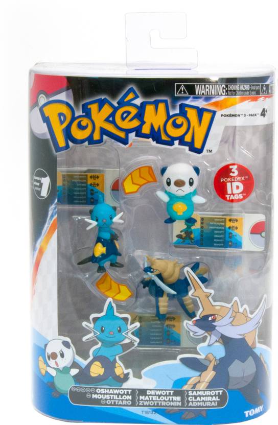pokemon figure flipkart action 3  Oshawott . Pack Buy Evolution Evolution Pokemon 3  Pack