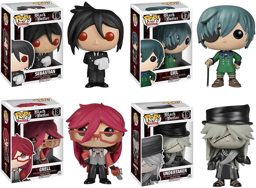 Funko Pop Black Butler Vinyl Figure Set Of 4