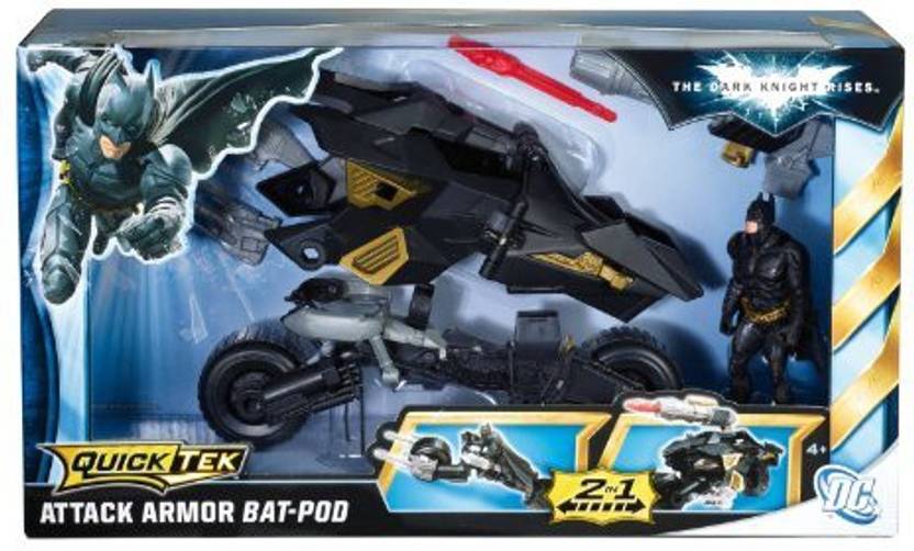 Mattel Batman The Dark Knight Rises Batpod Vehicle And