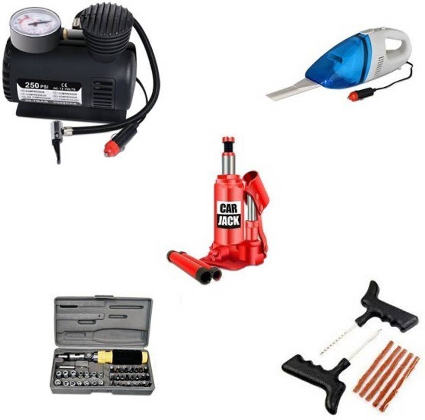 Autostark Car Jack Air Compressor Car Vacuum Cleaner Car Tyre