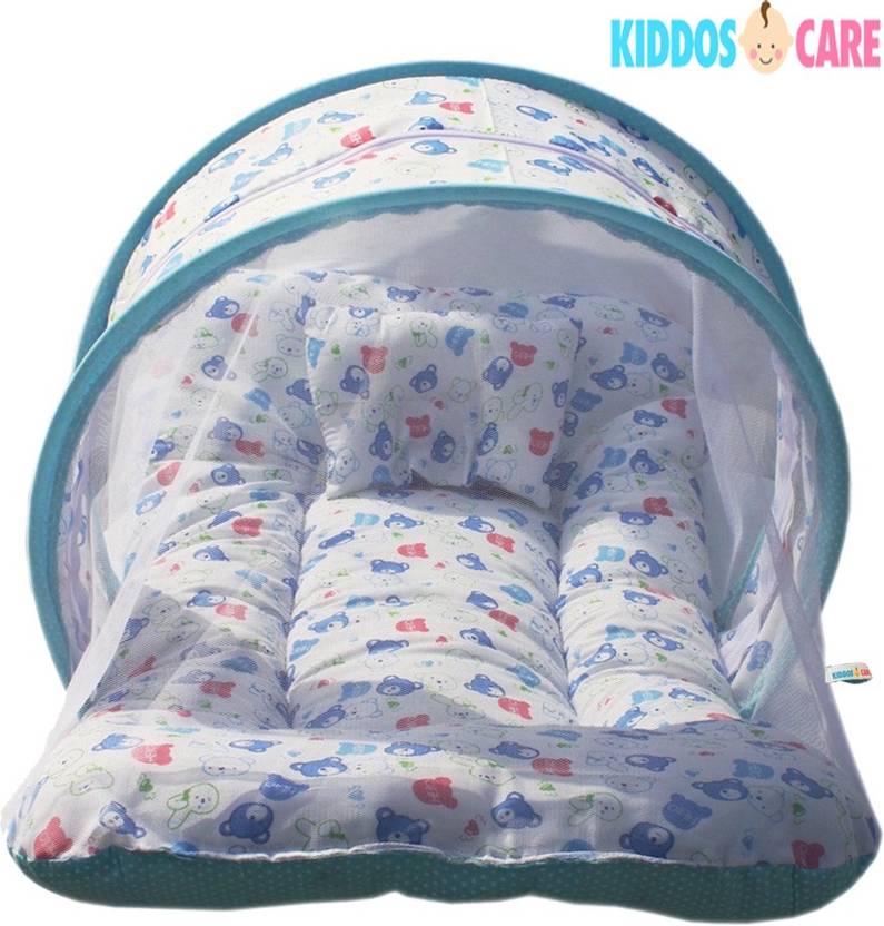 kiddoscare toddler mattress with mosquito net baby bed na price in