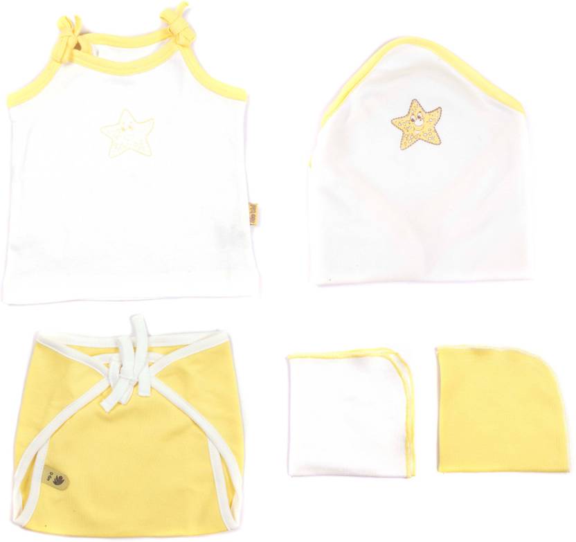 Bio Kid Boy Baby My First Essenstial Gift Wrap Sunshine Combo