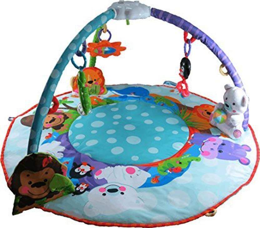 Kidelle Musical Activity Gym Baby Play Mat Infant Toy Overhead