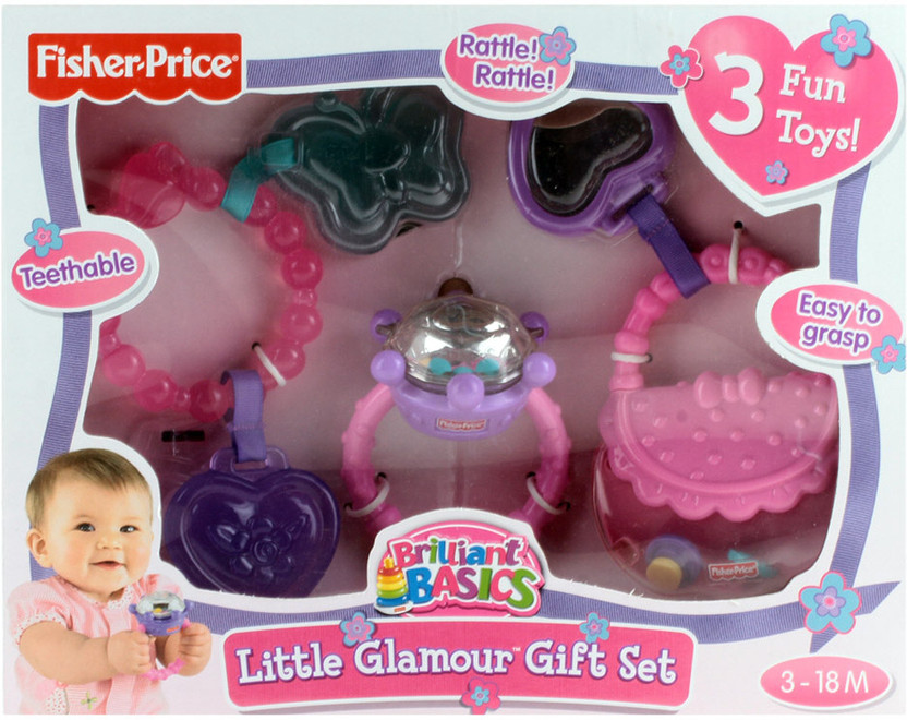FISHER PRICE BRILLIANT BASICS LITTLE GLAMOUR GIFT SET