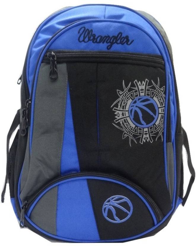 Wrangler College And School Backpack Blue - Price in India 