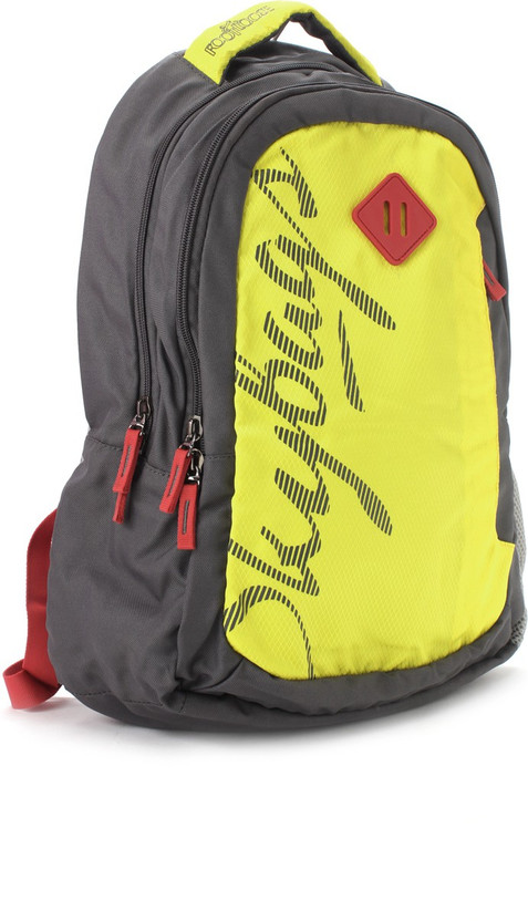 skybags yellow backpack