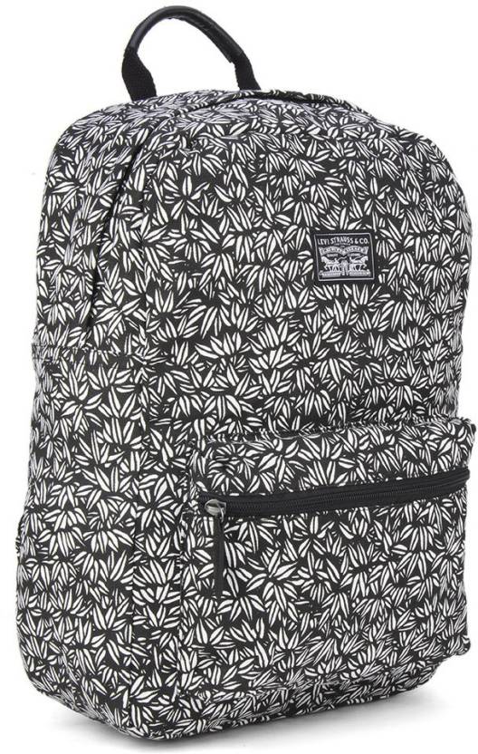 LEVI'S Printed bag  L Backpack Black - Price in India 