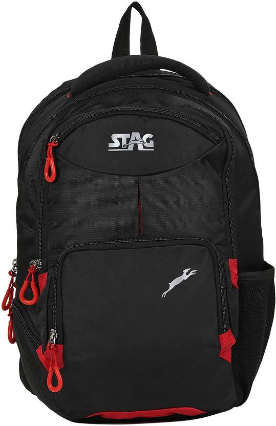 STAG OUTLANDER 30 L Laptop Backpack BLACK, RED Price in India