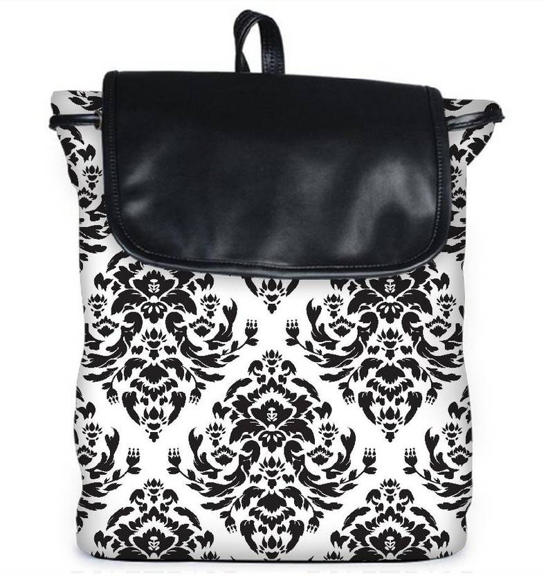 SNOOGG Black White Women'S Girl'S Casual Vintage Canvas