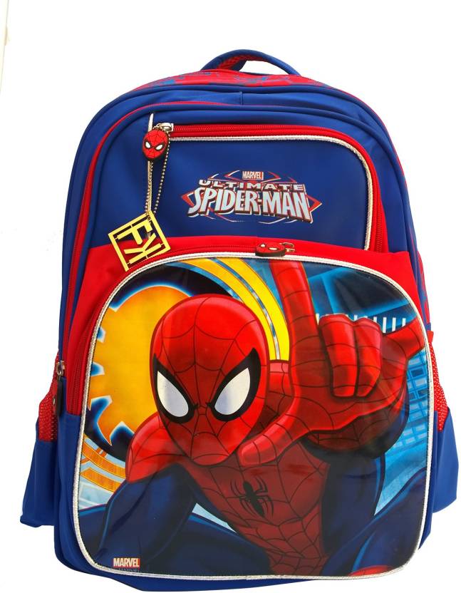 Flipkart.com | Fashion Knockout Spiderman School bag 15 Inch Waterproof ...