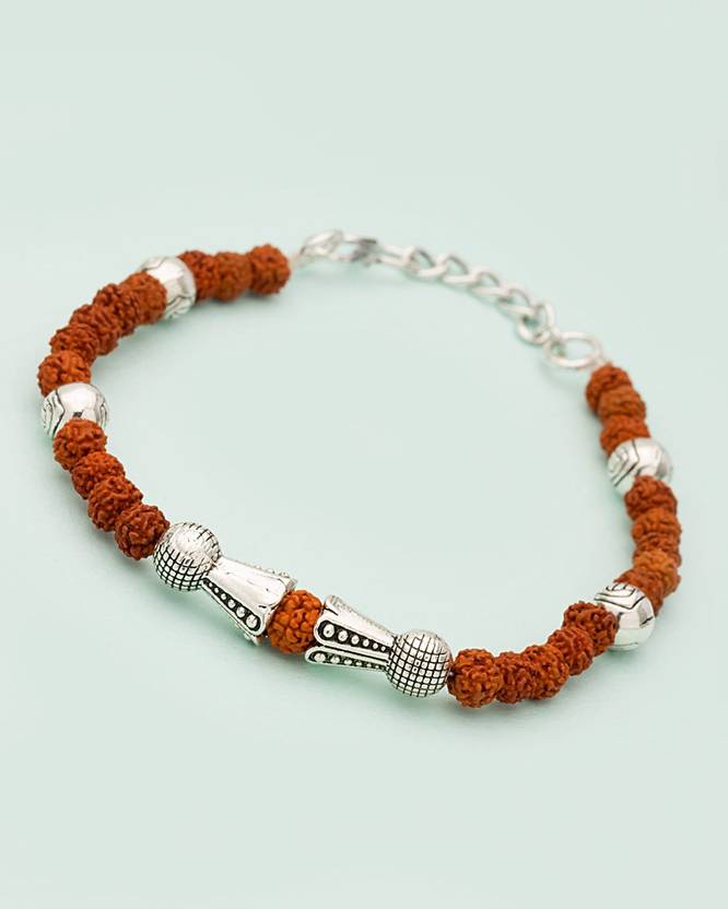 Voylla Alloy Silver Bracelet
