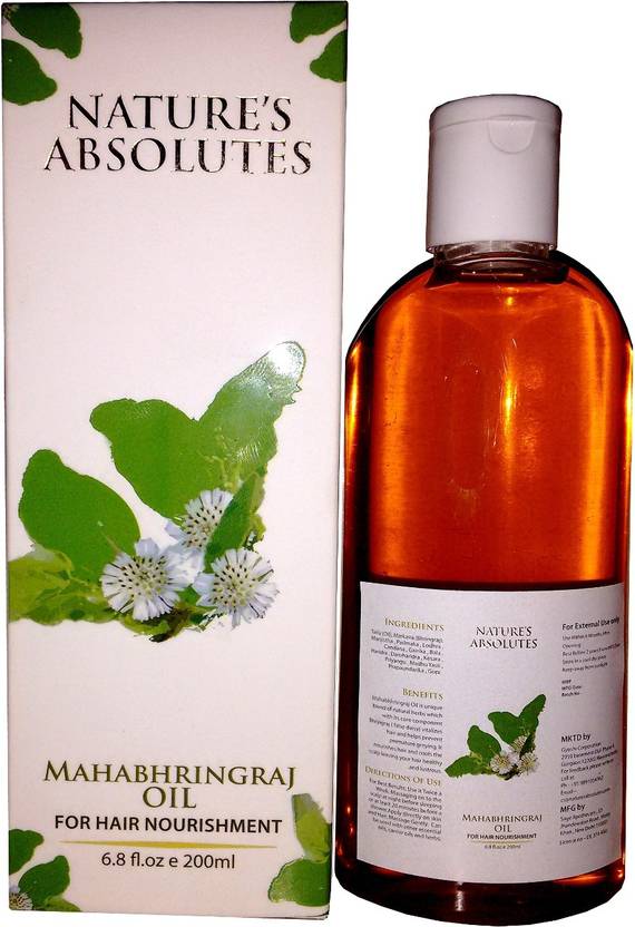 Natures Absolutes Mahabhringraj Hair Oil For Scalp Nourishment And