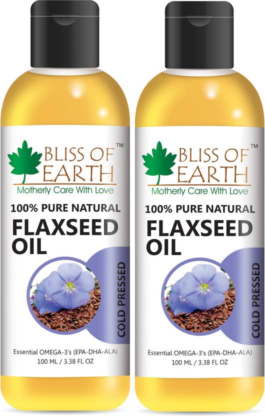 Bliss Of Earth 100 Pure Flaxseed Oil With Omega 3 Price In
