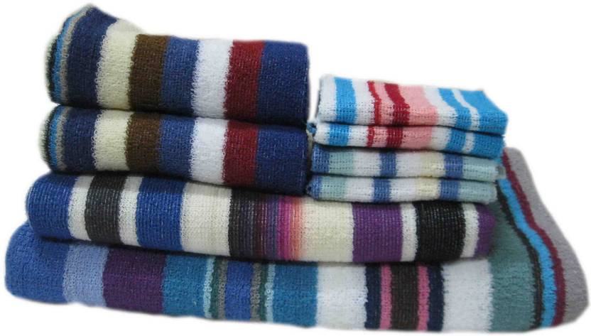 MB Cotton 200 GSM Bath, Hand, Face Towel Set - Buy MB ...