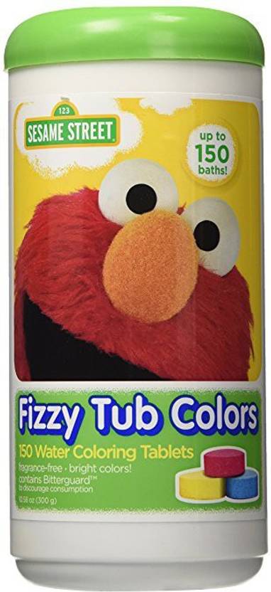 Sesame Street Fizzy Tub Color Tablets Bath Toy - Fizzy Tub Color ...