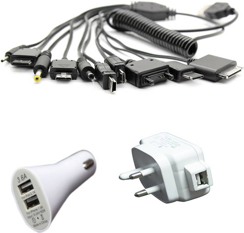 Havein Usb 10in1 Multiple Charging Cable For All Type Of Mobile