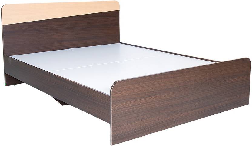 Hometown Stylo Engineered Wood Queen Bed In India Hometown Stylo Engineered Wood Queen Bed Finish Color Brown