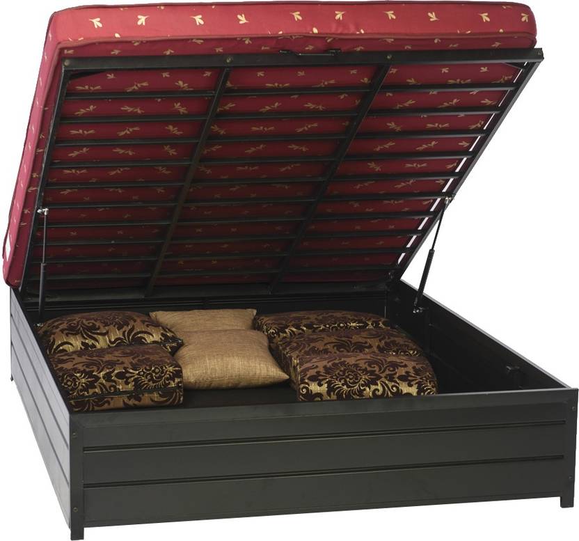 Irony Furniture Metal Queen Hydraulic Bed Price in India Buy Irony