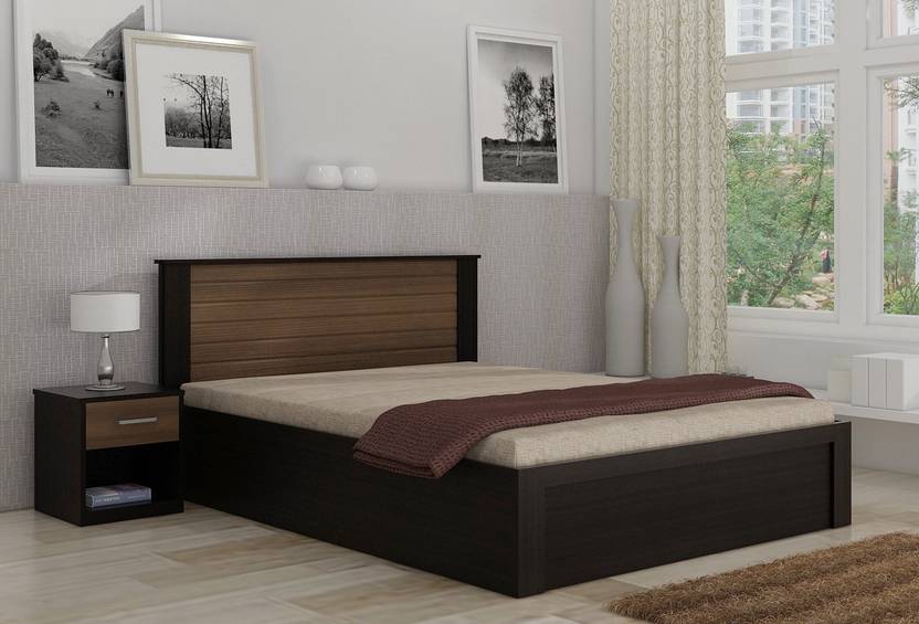 Spacewood Engineered Wood Bed Side Table Price In India