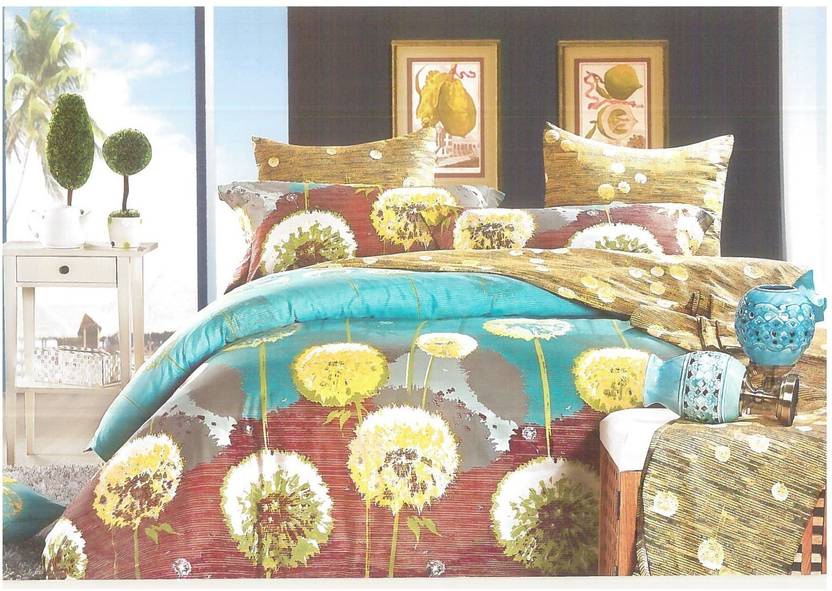 Ross Luxury Living Cotton Double King Floral Bedsheet Buy Ross Luxury