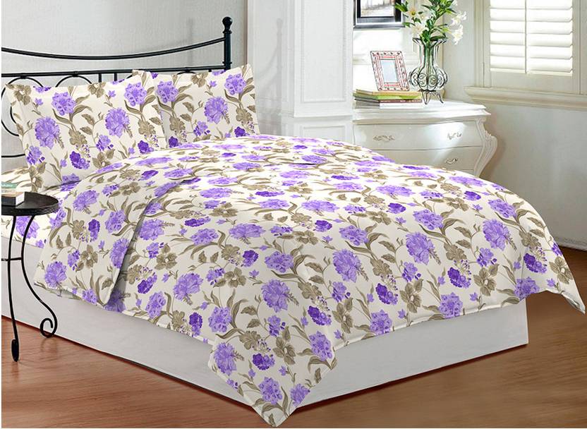 Bombay Dyeing Cotton Floral Double Bedsheet Buy Bombay Dyeing Cotton