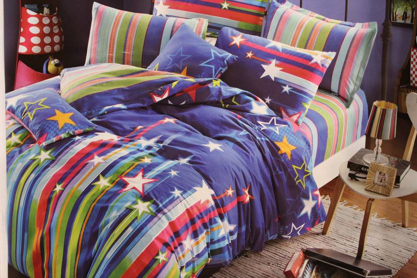 Bellagio 200 Tc Cotton Double King Floral Bedsheet Buy Bellagio